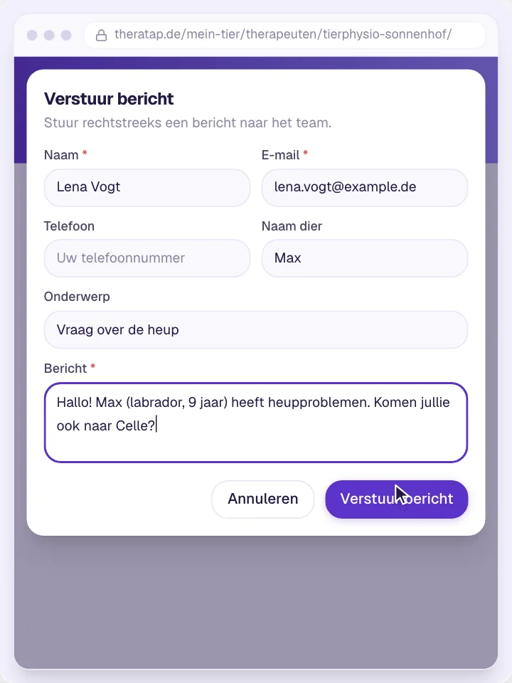 Contactformulier