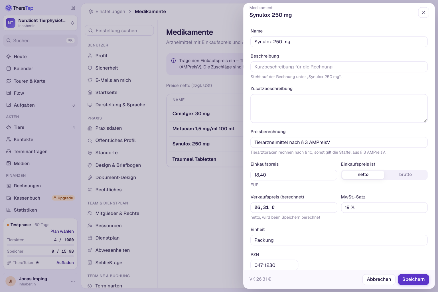 Medicijnen: verkoopprijs automatisch volgens AMPreisV