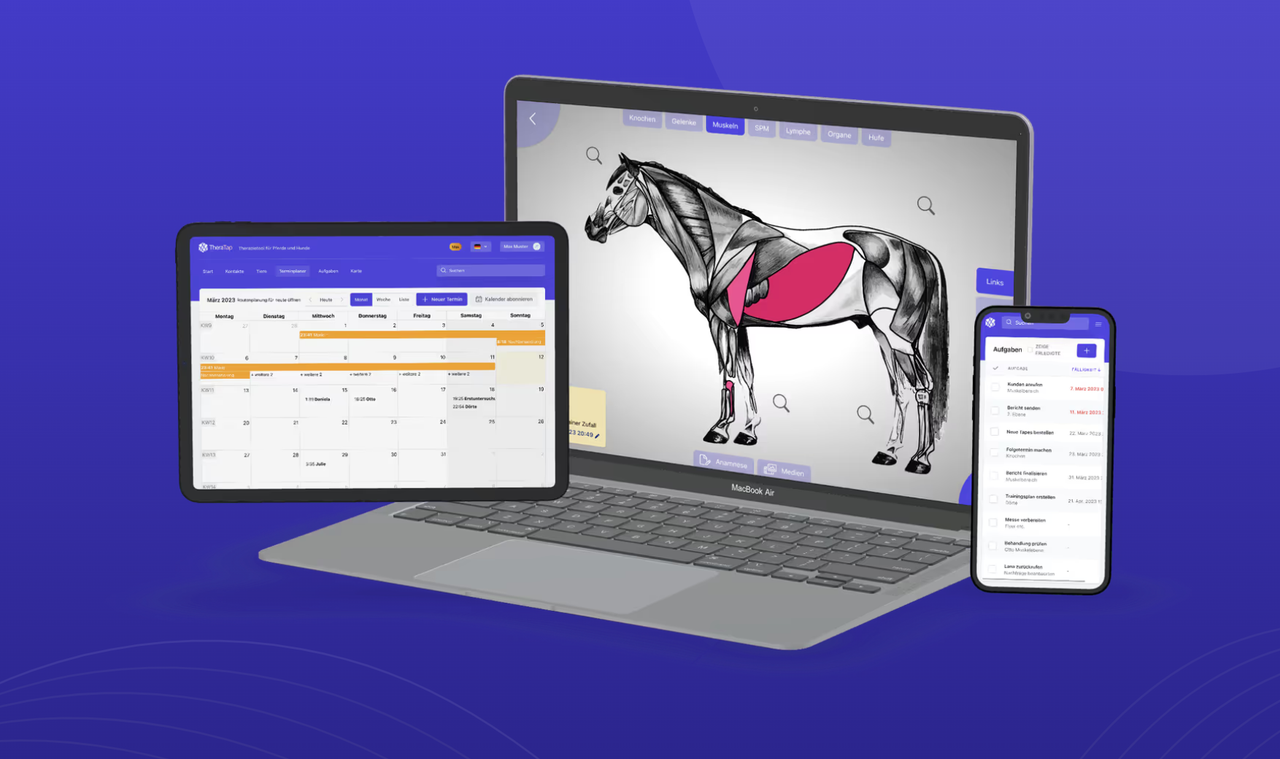 TheraTap mobiele praktijksoftware