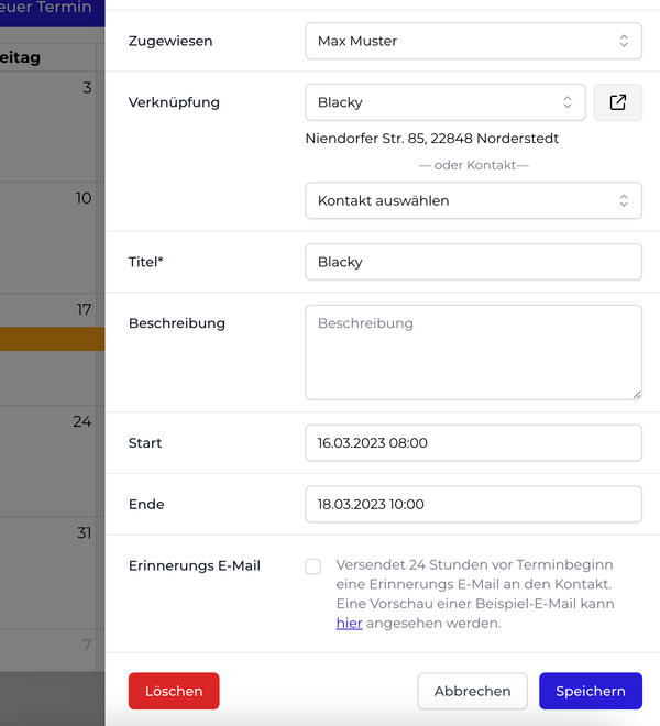Afspraakherinneringen