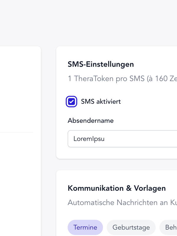 SMS herinneringen