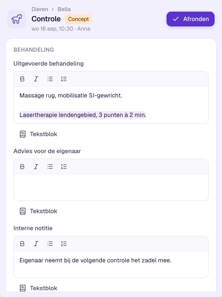 Tekstblokken