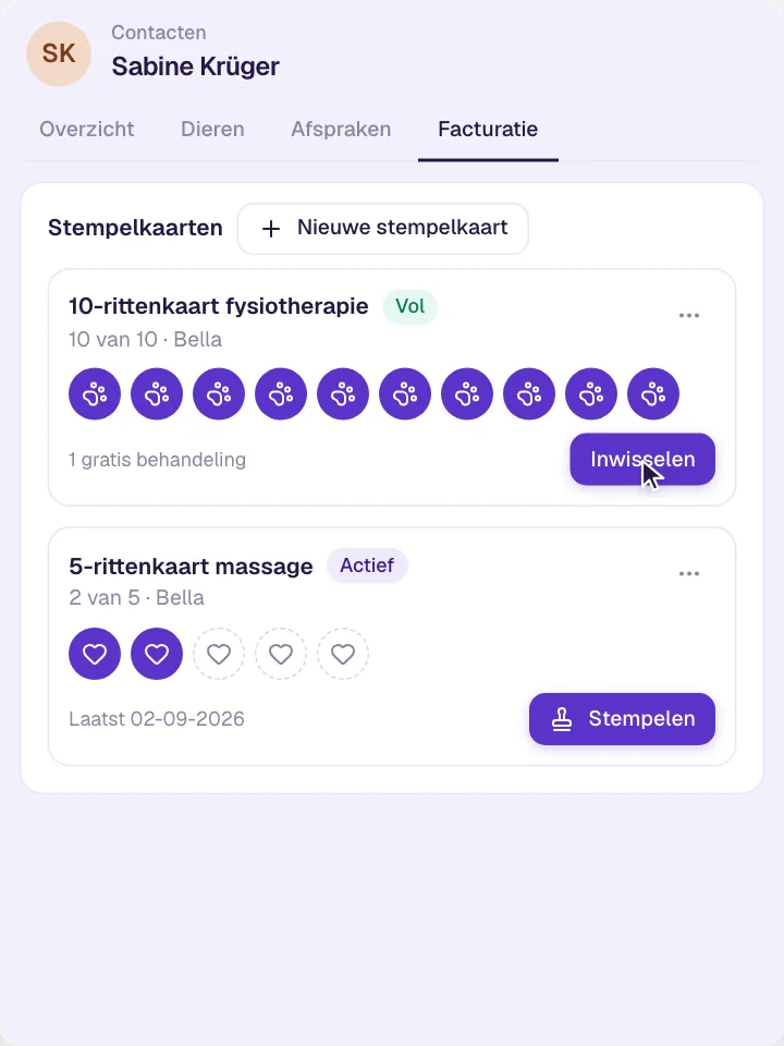 Stempelkaarten
